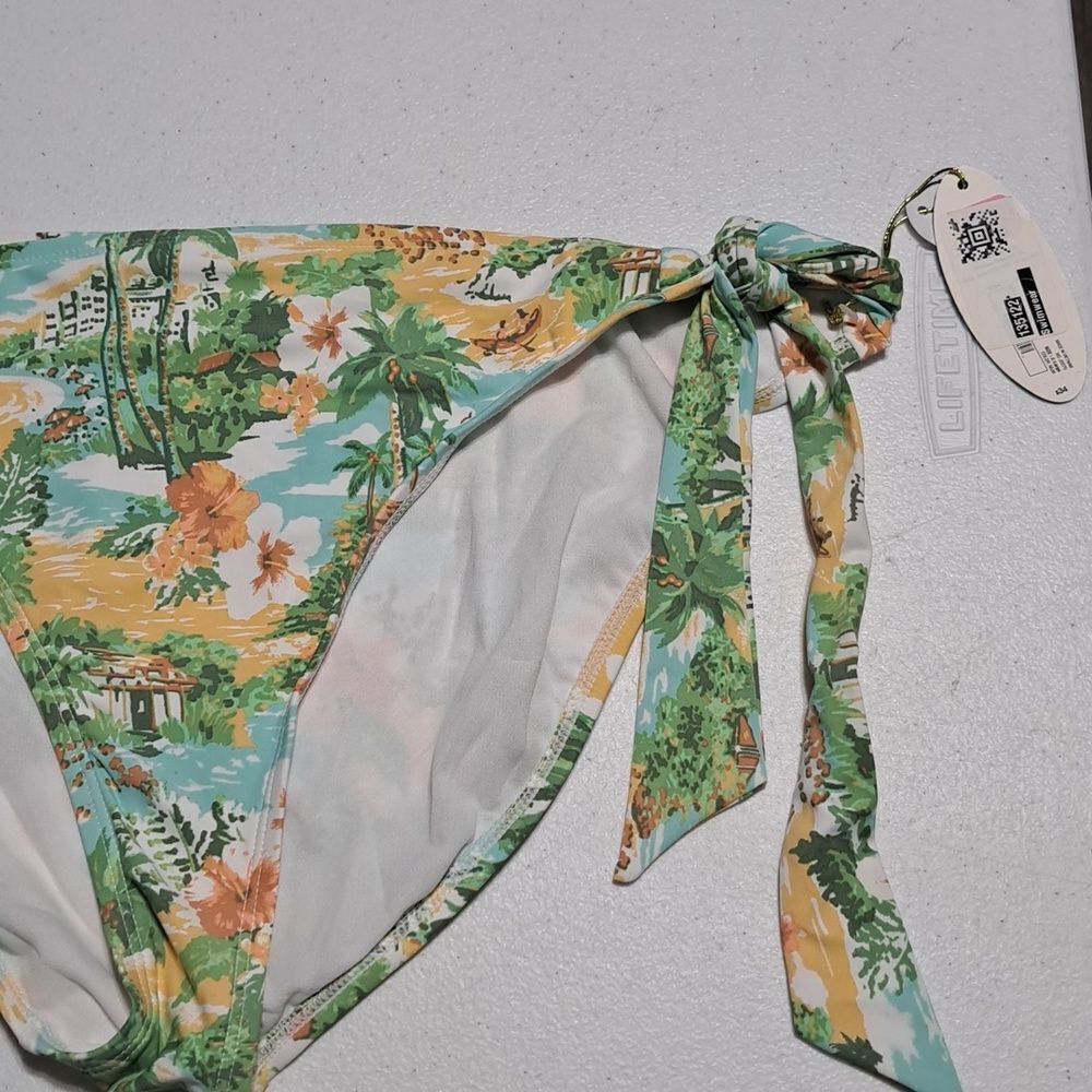 Mynah tropical medium coverage swim bottoms NWT